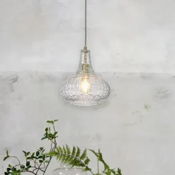 it's about RoMi Hanglamp glas Venice druppel transparant