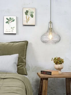 it's about RoMi Hanglamp glas Venice druppel transparant