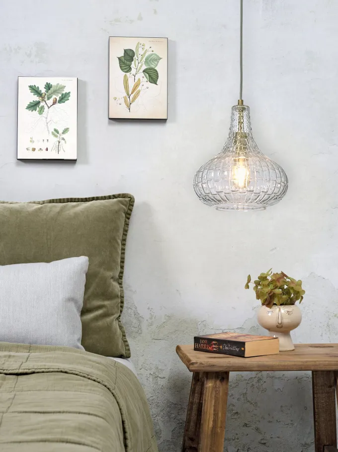 it's about RoMi Hanglamp glas Venice druppel transparant