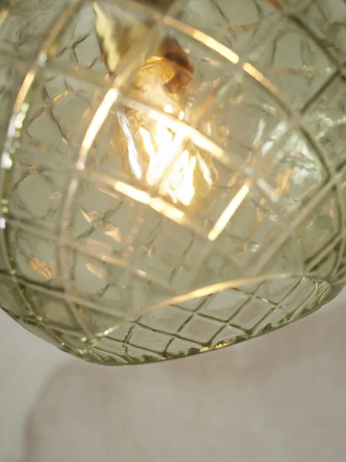 it's about RoMi Hanglamp glas Venice bol groen