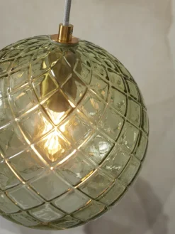 it's about RoMi Hanglamp glas Venice bol groen