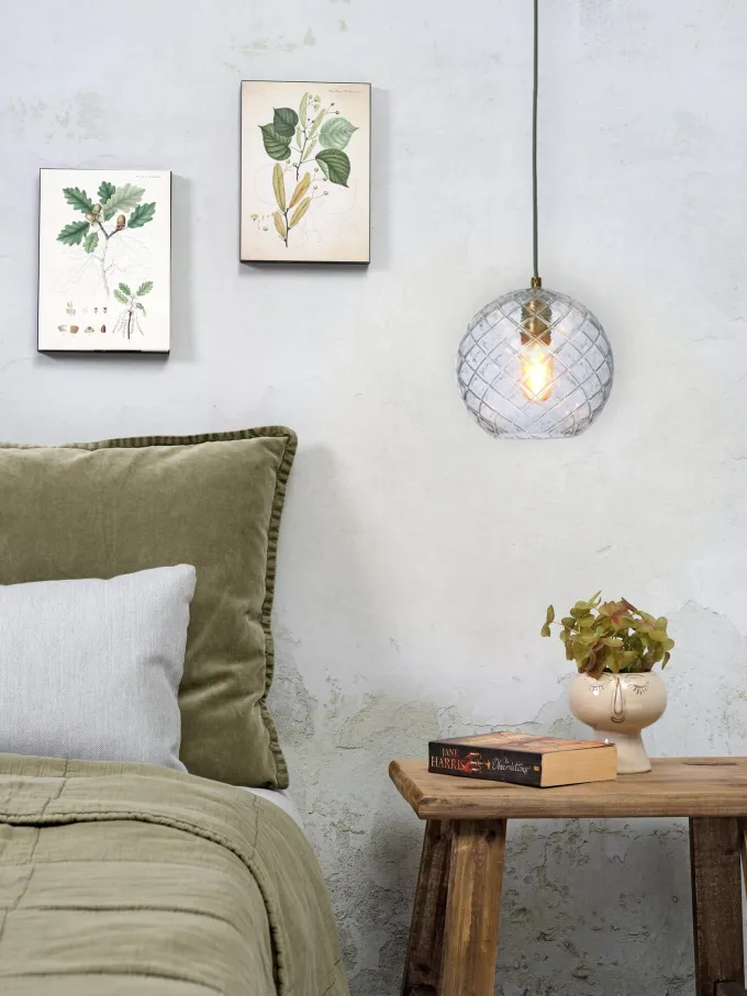 it's about RoMi Hanglamp glas Venice bol transparant