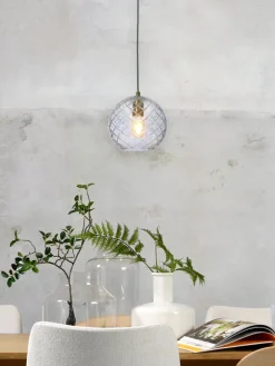 it's about RoMi Hanglamp glas Venice bol transparant