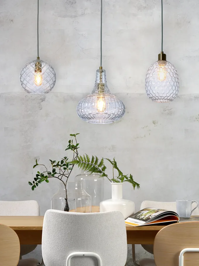 it's about RoMi Hanglamp glas Venice bol transparant