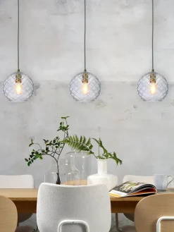 it's about RoMi Hanglamp glas Venice bol transparant