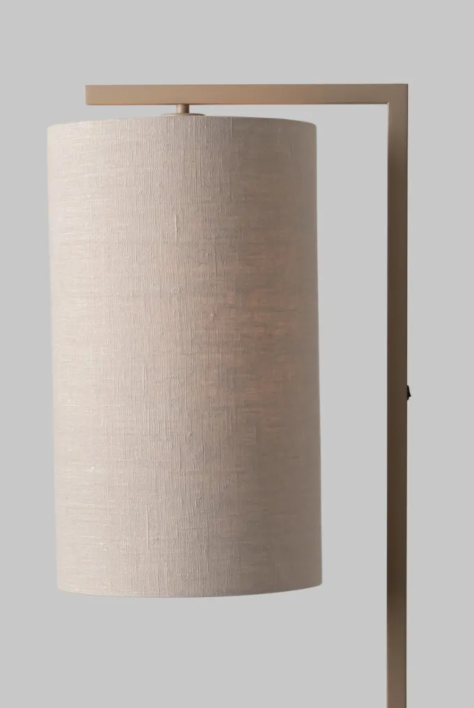 it's about RoMi Vloerlamp Boston zand/kap 2545 linnen licht