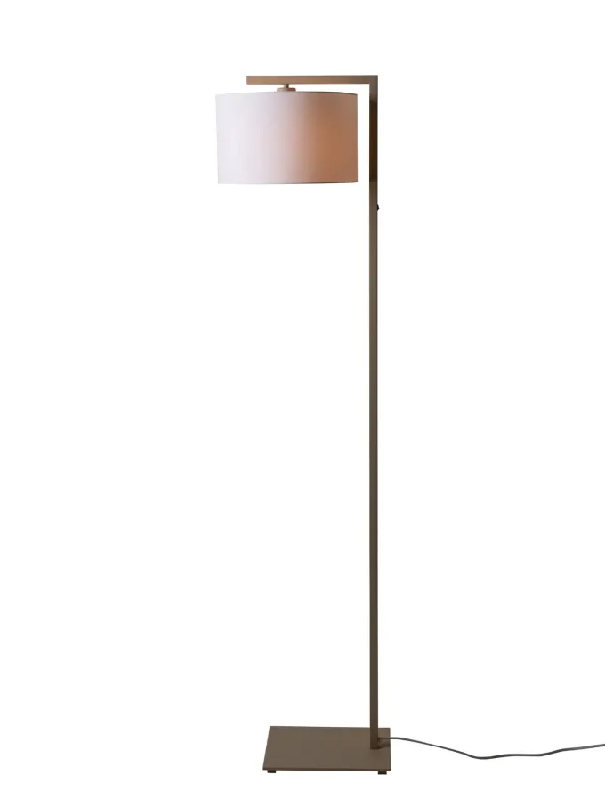 it's about RoMi Vloerlamp Boston zand/kap 3220 wit