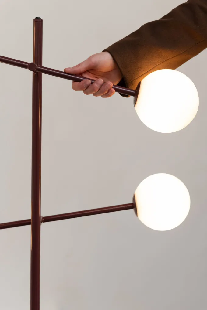 it's about RoMi Vloerlamp Copenhagen burgundy