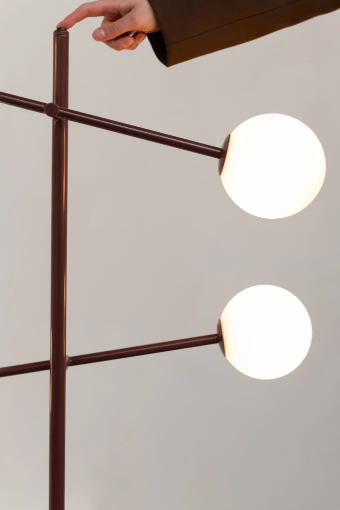 it's about RoMi Vloerlamp Copenhagen burgundy