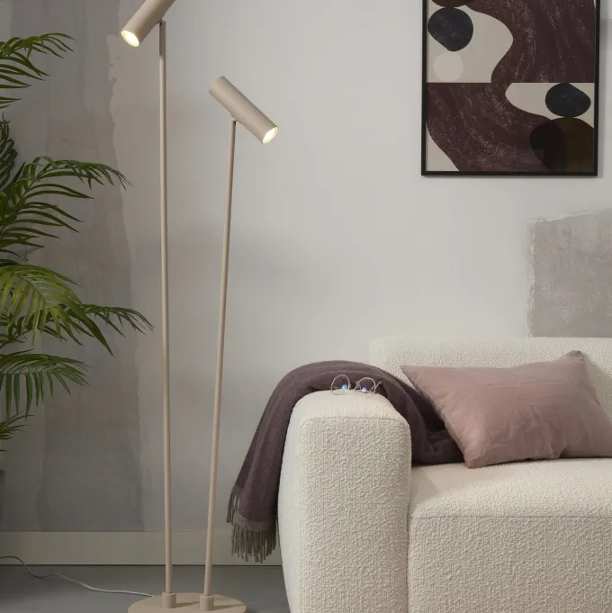 it's about RoMi Vloerlamp Havana 2-licht zand