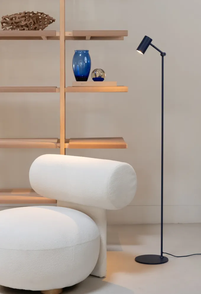 it's about RoMi Vloerlamp Montreux donker blauw