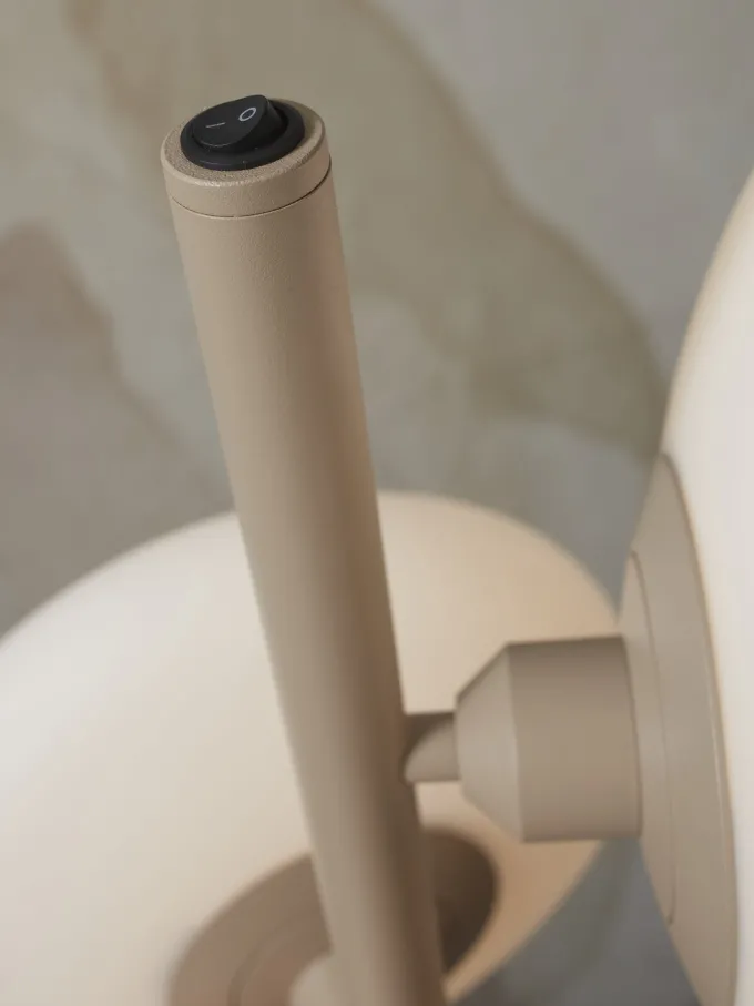 it's about RoMi Vloerlamp Sapporo 3-schijf wit/zand
