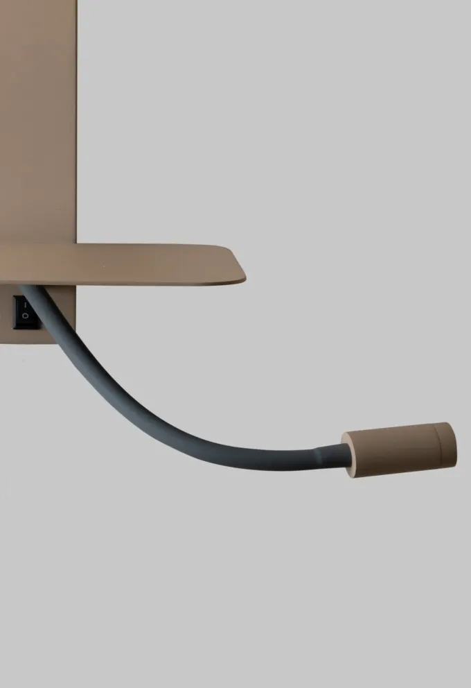 it's about RoMi Wandlamp Florence+leeslamp zand/kap 1815 wit