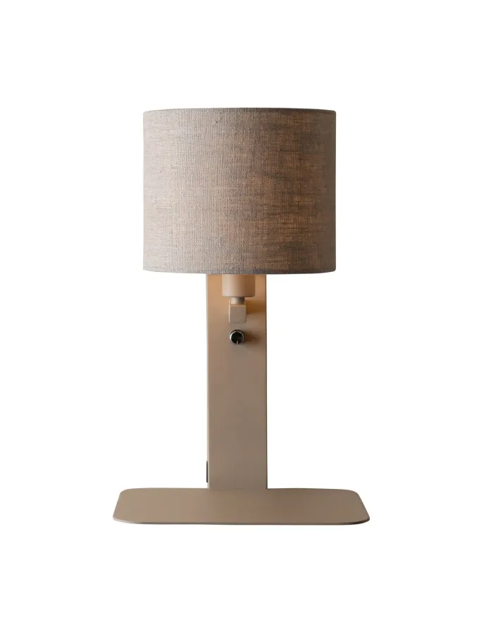 it's about RoMi Wandlamp Florence zand/kap 1815 linnen donker