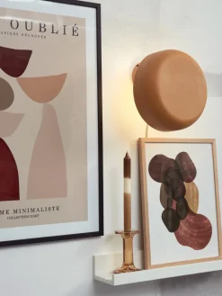 it's about RoMi Wandlamp ijzer Porto mosterd