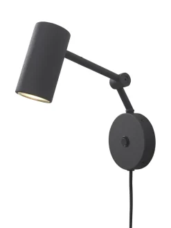 it's about RoMi Wandlamp ijzer Montreux zwart