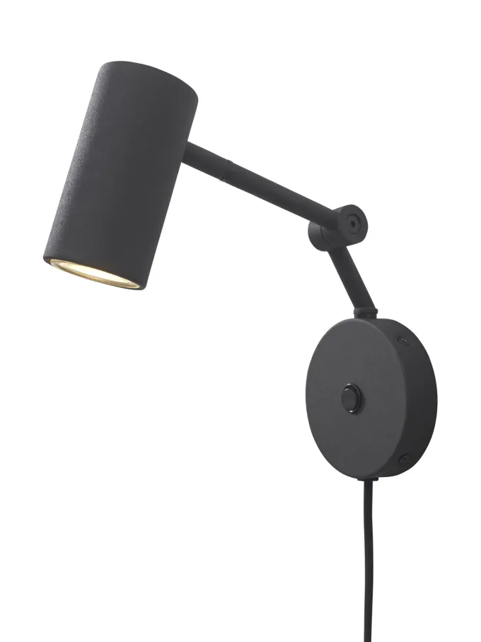 it's about RoMi Wandlamp ijzer Montreux zwart