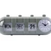 Karlsson Alarmklok Retro Tube Calender Flip jungle groen