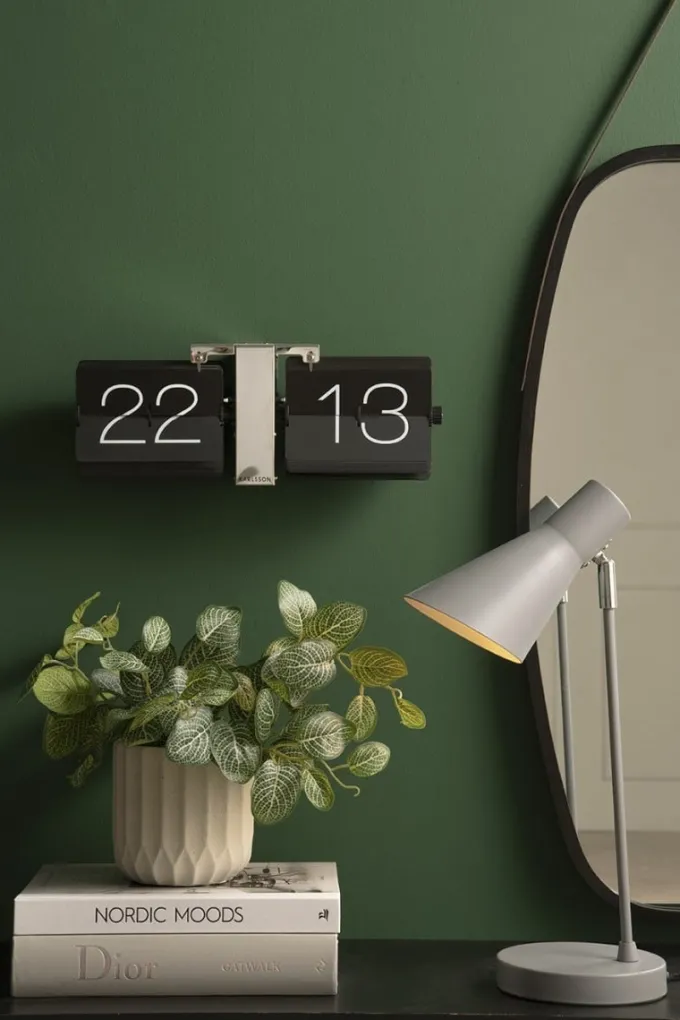 Karlsson Flip klok No Case Stand Zwart