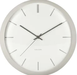 Karlsson Karlsson Klok Nirvana Globe Warmgrijs Ø 40 cm - Industriële Wandklok