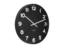 Karlsson Klok new classic medium zwart Ø 40,5 cm