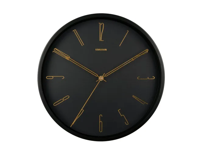 Karlsson Wandklok Belle Numbers zwart Ø 35 cm