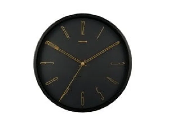 Karlsson Wandklok Belle Numbers zwart Ø 35 cm