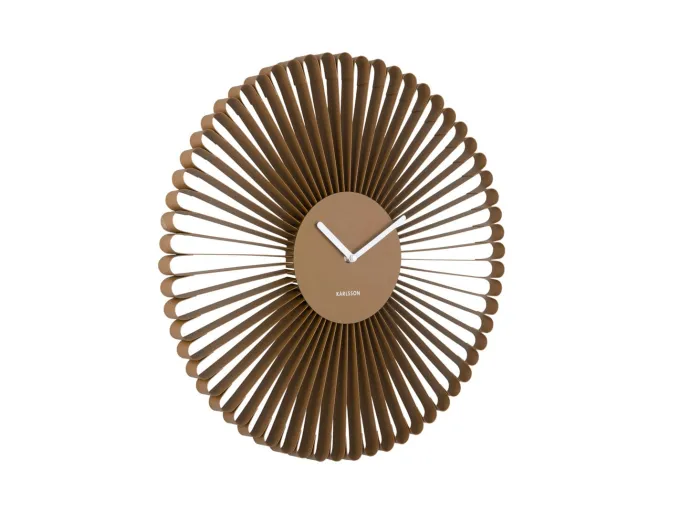 Karlsson Wandklok Cascara mocca bruin