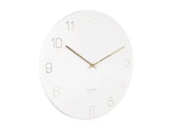 Karlsson Wandklok Charm Engraved Numbers wit Ø 35 cm