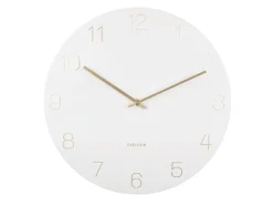 Karlsson Wandklok Charm Engraved Numbers wit Ø 35 cm