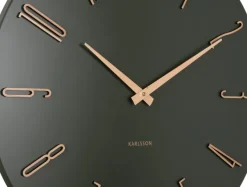 Karlsson Wandklok Esmerado groot luxury groen