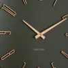 Karlsson Wandklok Esmerado luxury groen