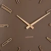 Karlsson Wandklok Esmerado mocca bruin