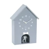 Karlsson Wandklok Garding Doggy cool grijs