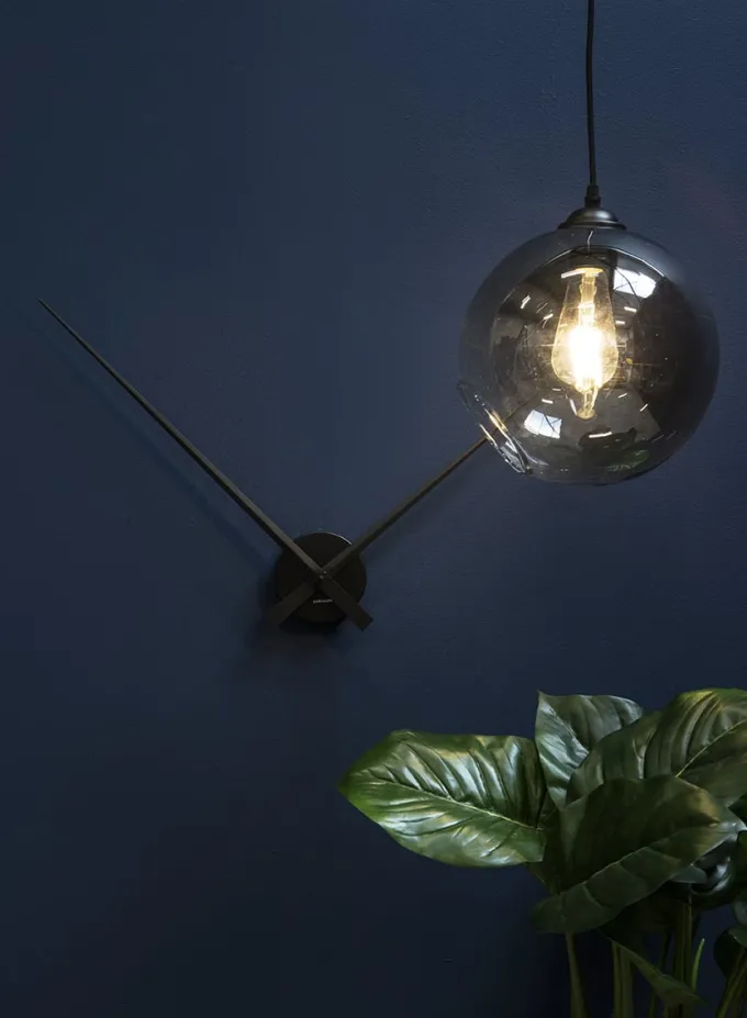 Karlsson Wandklok Little Big Time zwart