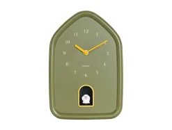 Karlsson Wandklok Modern Doggy luxury groen
