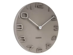 Karlsson Wandklok On The Edge grey Ø 42