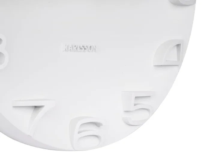 Karlsson Wandklok On The Edge wit Ø 42