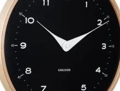 Karlsson Wandklok Osado Dome zwart
