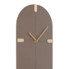 Karlsson Wandklok Oxford ovaal - mocca bruin