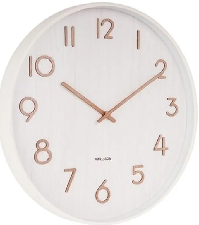 Karlsson Wandklok Pure Large wit Ø 60 cm