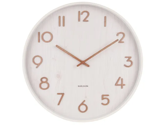 Karlsson Wandklok Pure Large wit Ø 60 cm
