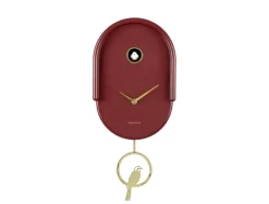 Karlsson Wandklok Tweet burgundy