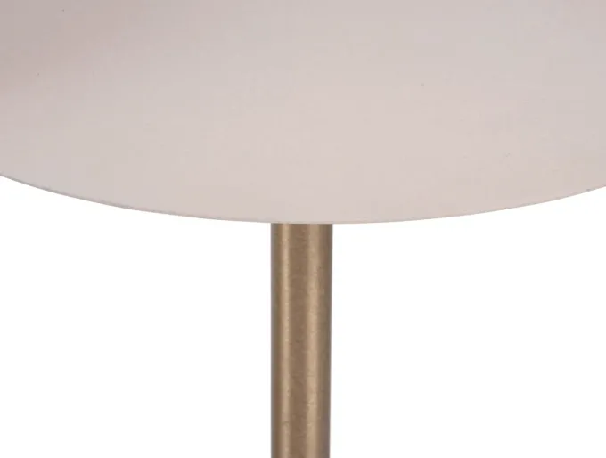 Leitmotiv Bijzettafel Dex Warm grijs Ø 40 cm