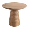 Leitmotiv Bijzettafel Force Striped Base mango