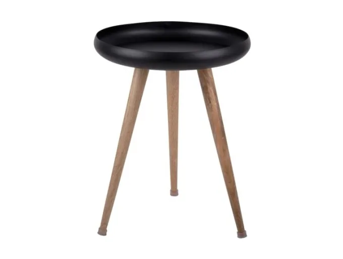 Leitmotiv Bijzettafel set van 3 Tripod met mangohouten poten