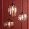 Leitmotiv Hanglamp Glamour Cone glas smoke