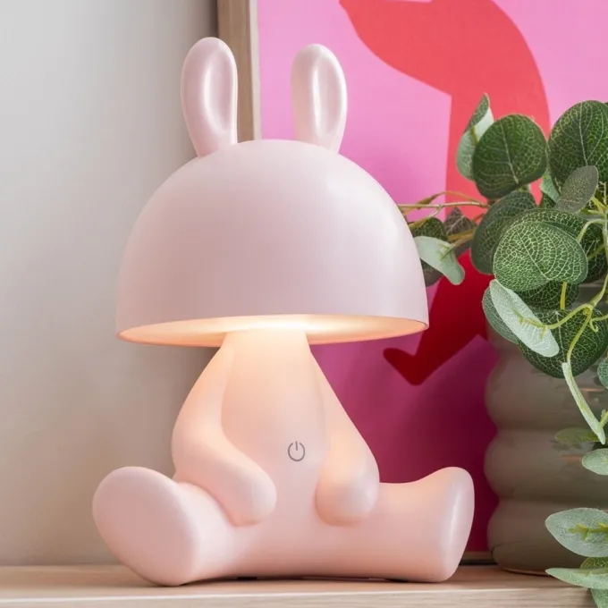 Leitmotiv Tafellamp Bunny zacht roze
