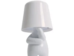 Leitmotiv Tafellamp Glossy AJ wit