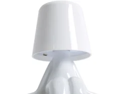 Leitmotiv Tafellamp Glossy DJ wit